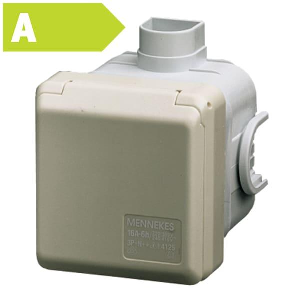 CEE Cepex Vægudtag 16A 3P 230V IP44 for indbygning