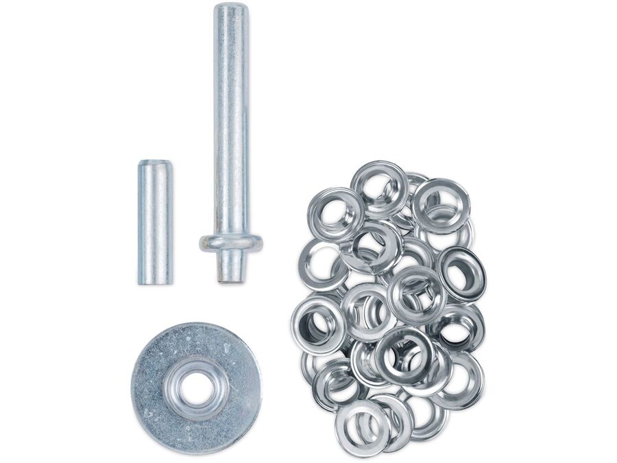 Presenningsøjer, inkl. hugpibeværktøj - Ø12,5mm (30 stk.)