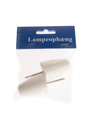 Lampeophæng lukket hvid 2 stk. GN-pak
