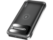 Powerbank m. QI trådløs lader - 5V / 2,1A, 8000mA, 2xUSB-A