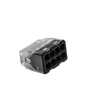 Samlemuffe 8x0,2-2,5 mm2 Sort