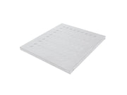 19" hylde til rack skabe, D:525mm, Grå