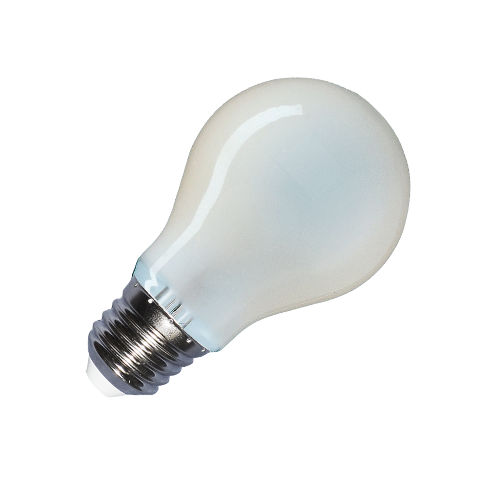 V-Tac 8W LED pære, Kultråd, matteret, A67, E27 - Erstatter 60W - 230V - 800lm - RA80