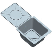 Downlight Safebox m. påstøbt låg