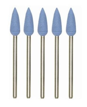 Elastiske silikone polere projektil (5 stk.)