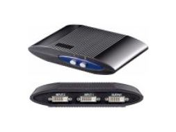 DVI omskifter - 2 x DVI ind til 1 x DVI ud