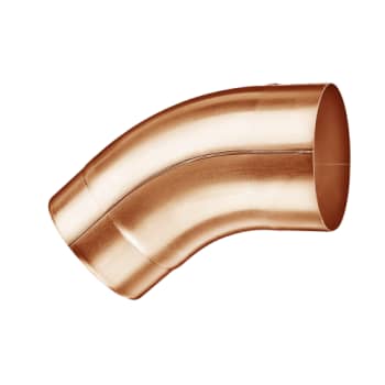 VMZINC bøjning 40° 76mm  t/rundt nedl kobber