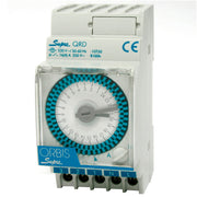 Orbis Supra-Qrd døgnur for Din-skinne 3 modul