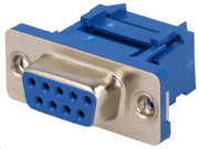 D-SUB fatning - 9pol hun, til fladkabel