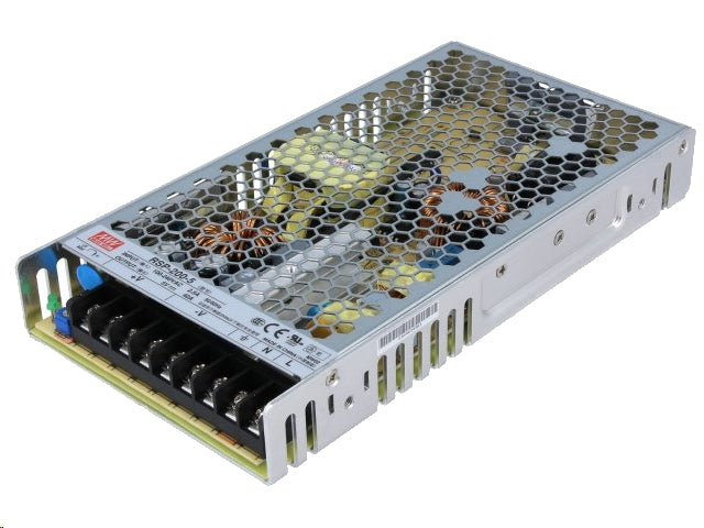 Strømforsyning til indbygning - 5VDC / 40A / 200W