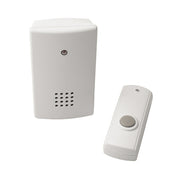 Trådløs dørklokke inkl. dørtryk - hvid