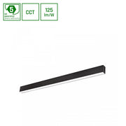 Allday Basic 40W LED Lysstofrør - Sort, 230V, IP20, 1203x42x37mm, 4000lm, RA80, 5 års producentgaranti