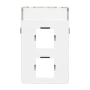 Udtag Systimax 2xRJ45 hvid