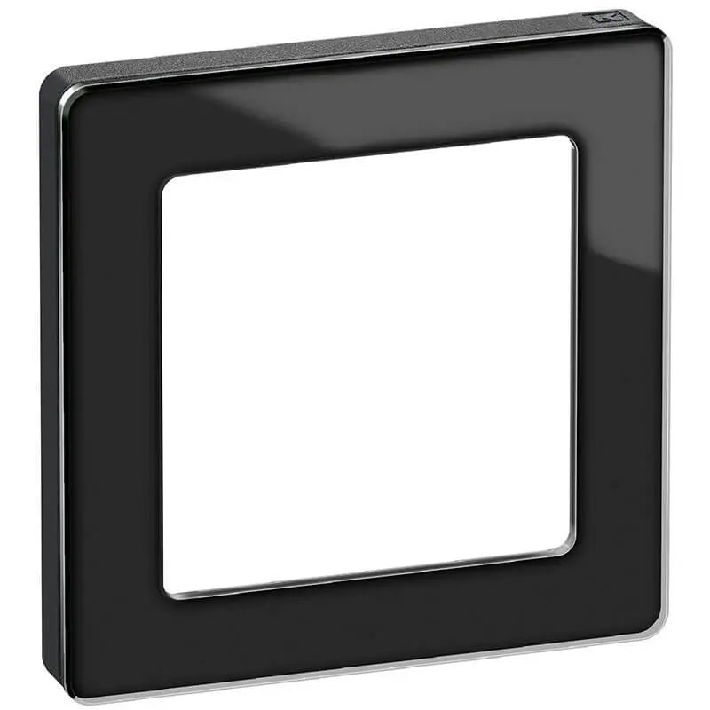 LK Fuga ramme PURE 66 glas 1m - sort