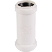 32 mm Dobbeltmuffe afløb hvid PP