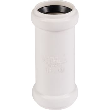 32 mm Dobbeltmuffe afløb hvid PP