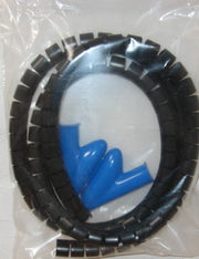 Færdigpak m/1,5m spiral kabel + værktøj sort