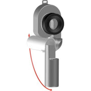 Universal urinal vandlås DN50 til montering i væg eller gulv