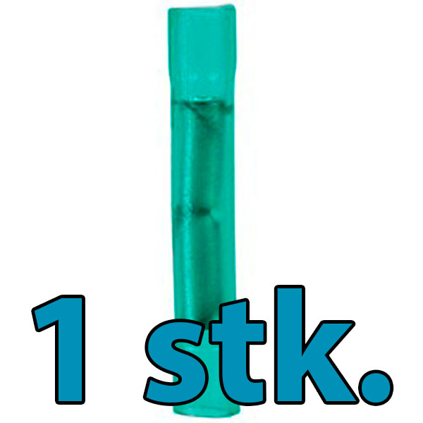 Isoleret presmuffe 0,25-0,75mm² grøn - 1 stk.