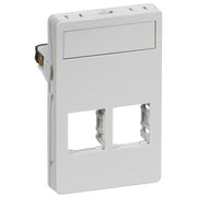 LK Fuga dataudtag til 2xActassi konnektor 1½m - lysegrå