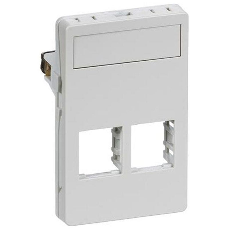 LK Fuga dataudtag til 2xActassi konnektor 1½m - lysegrå