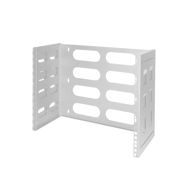19" væg-beslag - 8U 494x360x400mm, Hvid