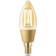 WiZ LED Kerte Tunable White 4,9W (25W) E14 920-950 Filament Guld Dæmpbar