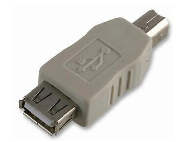 USB 2.0 adapter - A hun til B han, Grå