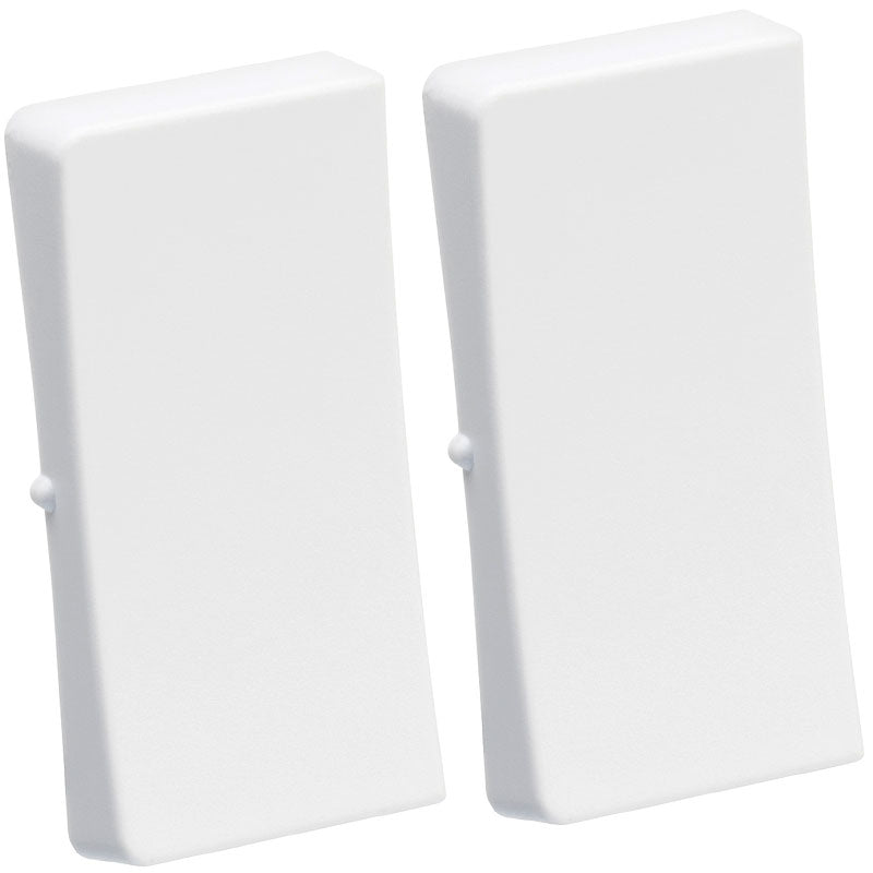 LK Fuga tangentsæt til dobbeltafbryder, ny model - hvid