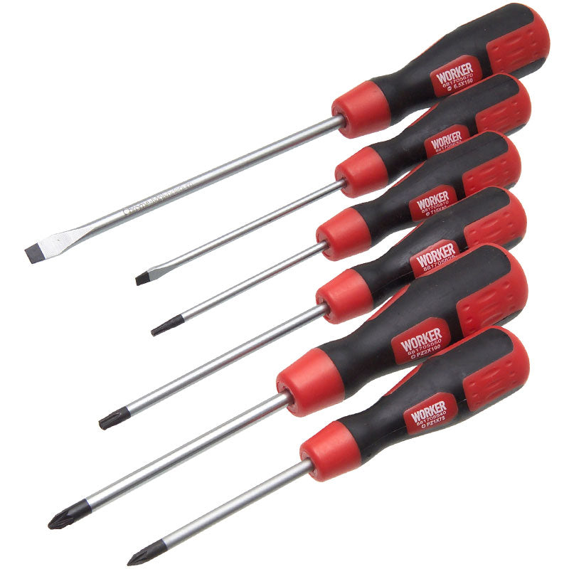 Skruetrækkersæt - Worker PZ/LIGE