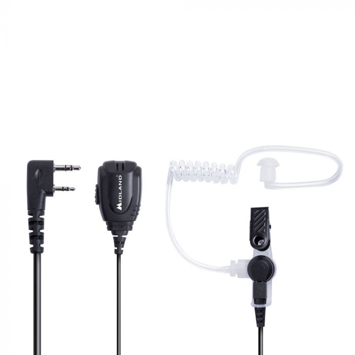BA31 - Pneumatisk in-ear headset m. mikrofon (2 pin Kenwood)
