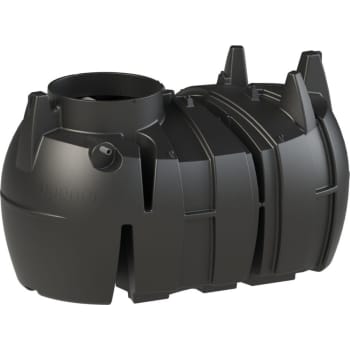 Uponor 2400 l 3-kammertank til nedsivning med Flygt pumpe, 5PE