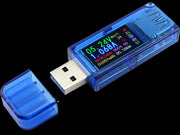 USB multimeter - Måler Volt/Amp., maks. 4A, LCD