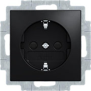B55 SCHUKO-STIKKONTAKT, MAT SORT