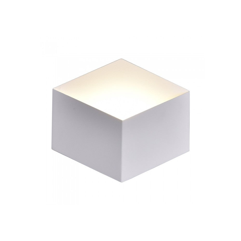 V-Tac 3W LED væglampe - Hvid, IP20 indendørs, 230V, inkl. lyskilde (Effekt: 3W, Input: 230V, 300lm, RA 80)