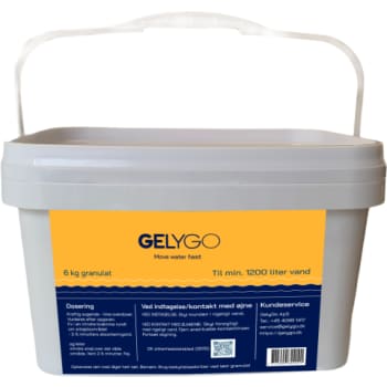6KG Gelygo spand til minimum 1200liter vand. løst granulat