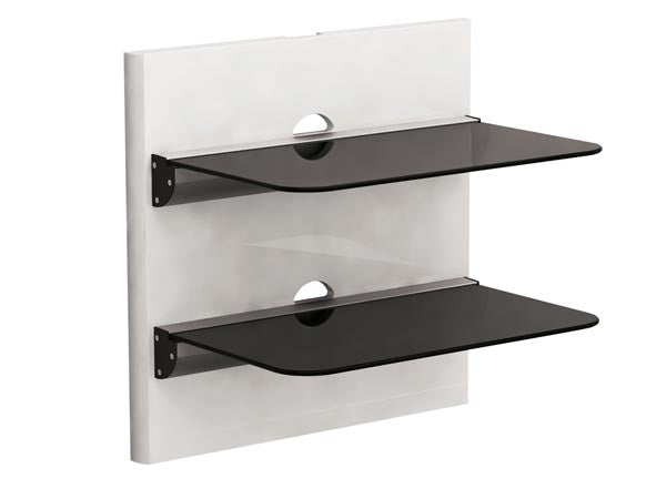 A/V Multistand, 2 glasplader + kabelkanal