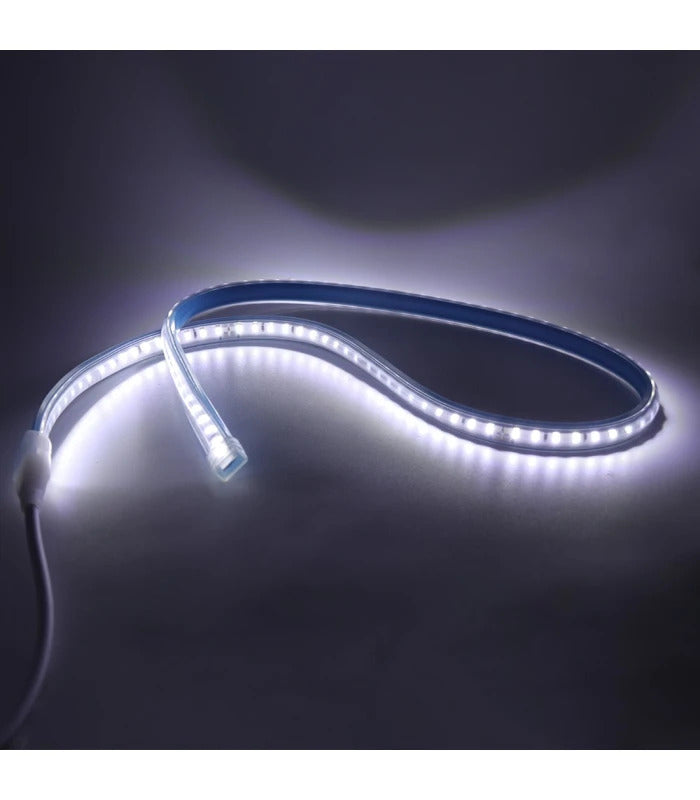 5 m LED strip (Type X-2) - 230V, vandtæt, IP67 | 6500 Kelvin