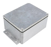 Aluminiumskabinet m. flanger, 114x90x55mm (IP66)