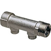 Uponor Uni-C fordelerrør S 1"MT/FT 2X1/2"MT