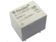 Miniature relæ - 9VDC / 10A, 1 x skifte (SPDT), 5-ben 2mm