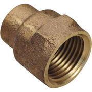 15 mm x 1/2" Lodde overgang muffe/muffe