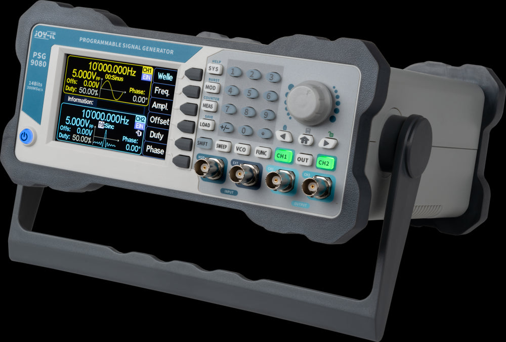 2-kanal Funktionsgenerator - 0-80Mhz (m. frekvenstæller)