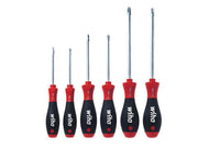 SoftFinish PHILLIPS/POZIDRIVE skruetrækkersæt - 6 dele