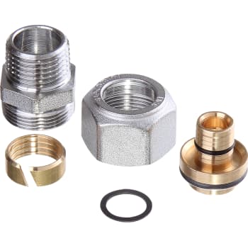 1/2" x 16 mm Pex overgang nippel