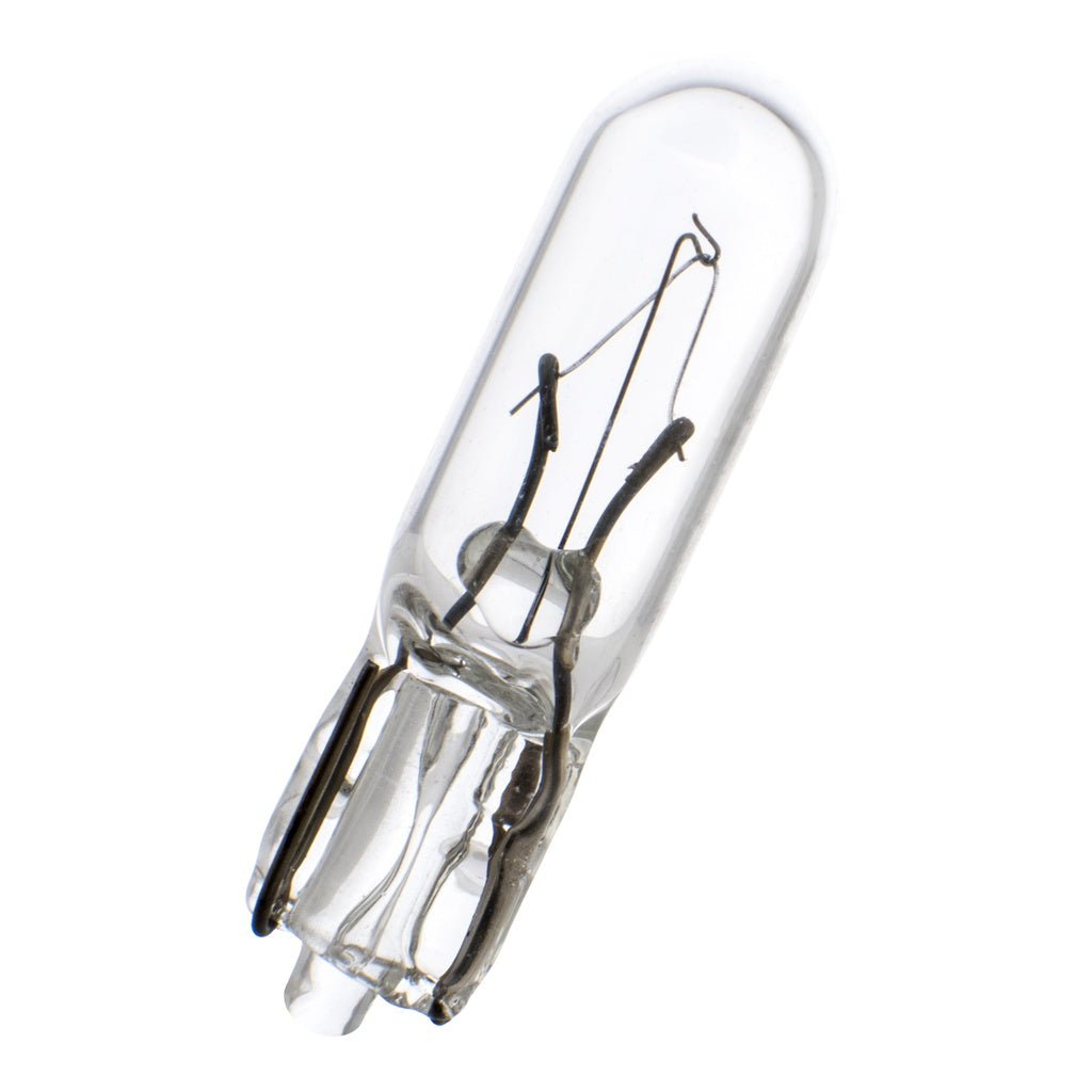 T5 autolampe - 6,3V 40mA 0,25W W2x4,6d sokkel (Ø5x20mm)