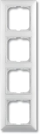 B55 RAMME, 4 MODULER, BLANK HVID