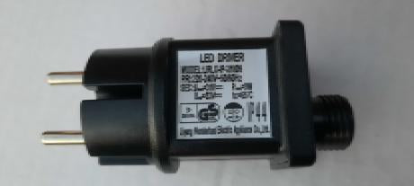 Transformer f/cluster lyskæde 9W IP44 (max 35M)