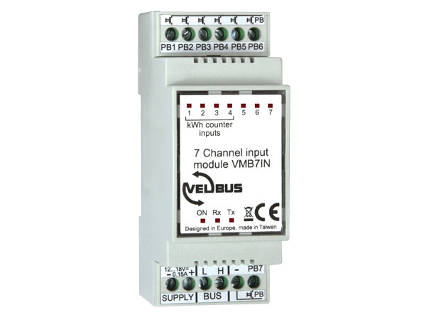 VELBUS - 7 kanal indgangsmodul