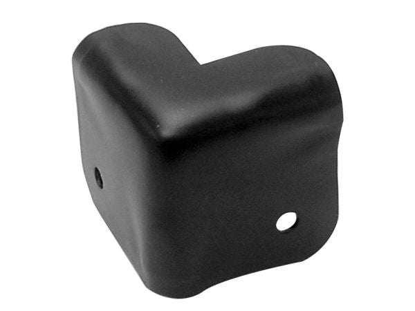 Højttaler kabinethjørner - Sort metal, 38x38mm 90° (8 stk.)